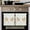 Off White, variant on Blue Yellow Cartoon Kitchen Towels Set of 3, Water Absorbent Dish Towel, Star Cute Hobbyhorse Train Cloud Decorative Hand Towels - Quick Drying Cloth for Cooking Baking, 18x28 Inch