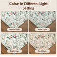 thumbnail image 7 of Design&I 4'x6' Ultra Soft Area Rug, Oval Vintage Dining Trailing Vines Distressed Faded Wildflower None Fluffy Washable Non Shedding for Bedroom Living Room Home Office, 7 of 7
