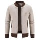thumbnail image 1 of Chaqueta SANMU tejida con cremallera para hombre estilo coreano, 1 of 1