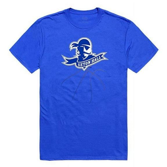 W Republic Apparel 510-147-B02-05 Basketball Tee, Seton Hall, Royal - 2XL