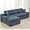 Blue, variant on 107.9" Cloud Sectional Sofa Couch with L-Shape Chaise for Living Room, Modern Chenille Modular Boneless Upholstered Couches with Deep Seat & Double-Layer Cushion,No Assembly Required (Grey)