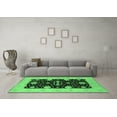 thumbnail image 3 of Ahgly Company Indoor Rectangle Oriental Emerald Green Traditional Area Rugs, 8' x 10', 3 of 4
