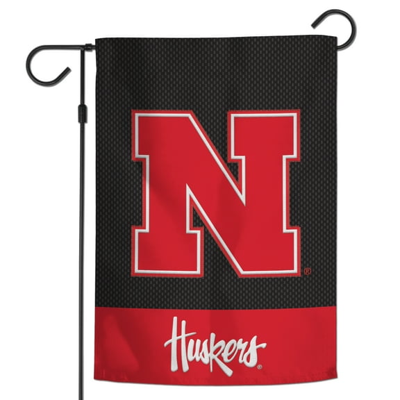 WinCraft Nebraska Huskers 12" x 18" Applique Garden Flag