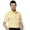 Yellow/White, variant on Monterey Club Men's Ultimate Pinstripe Jersey Golf Polo Shirt #1650