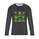 thumbnail image 4 of Blusas y camisas de manga larga y cuello redondo para hombre, camisetas casuales con estampado de moda y cuello redondo, blusas de licra de manga corta para hombre., 4 of 5
