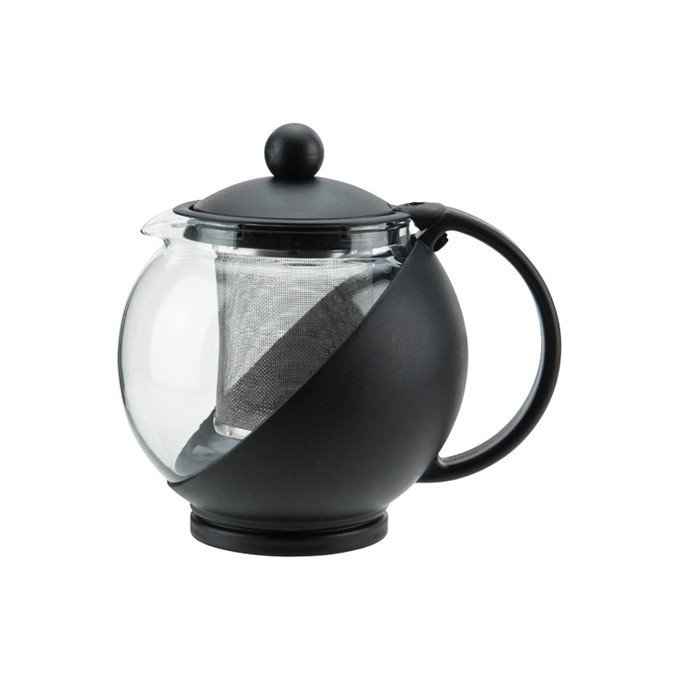 25 Oz Glass Teapot w/Removable Stainless Steel Strainer