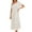 Beige Vacation Dresses for Women, variant on Dyegold Sundresses for Women Casual Beach - Women Maxi Dresses Boho Round Neck Short Sleeve Floral Print Casual Loose Plus Size Bridesmaid Party Long ​​Sundress