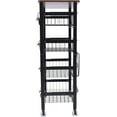 thumbnail image 6 of MONIPA 4 Tier Slim Organization Basket Cart Metal with Casters Storage Rack for Kitchen, Pantry, Laundry, 6 of 7