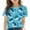 Dark Blue, variant on Toddler Girls T-shirts, Casual Crewneck Summer Printed Short Sleeve Tops Tee Watermelon Red Size 4 T