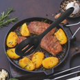 thumbnail image 5 of Wear-Resistant Skimmer Scoops Silicone Colanders for Cooking 2Pcs, 5 of 5