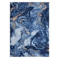 thumbnail image 2 of Boho Modern Abstract Area Rug 5x7 Machine Washable, Non-Slip Backing, Soft Low Pile Faux Wool Carpet for Living Room, Bedroom, Dining Room, 2 of 9