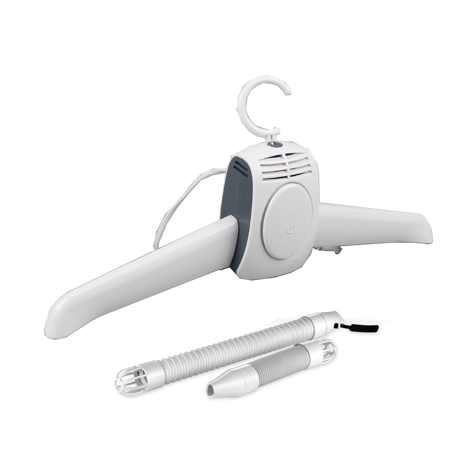 Portable Electric Clothes Dryer Hanger, Multifunctional Drying Rack with Shoe Attachments, Travel Dryer for Clothes and Shoes