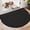 Black-2'2" x 3'4" (Semicircular), variant on Dirt Trapper Door Mat 24" X 36" Half Circle Non-slip Washable Doormats Entrance Rugs Absorbent Welcome Low Profile Floor Mats For Front And Entryway  Black