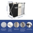 thumbnail image 2 of Cesta de lavandería YUELAN, 180 L, grande, impermeable, con asas, 2 of 5