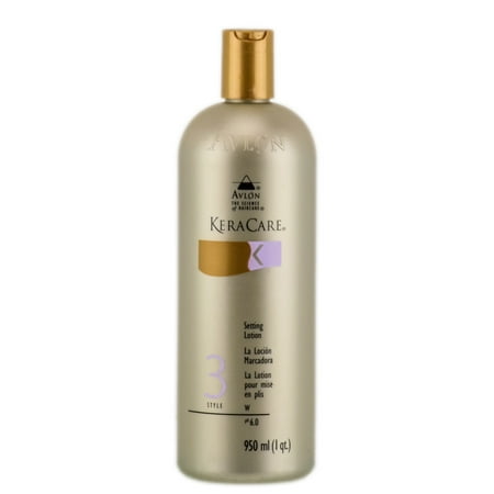 KeraCare Setting Lotion - Size : 32 oz / liter (Best Setting Lotion For Black Relaxed Hair)