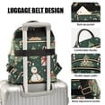 thumbnail image 3 of FORMRS Mini Backpack Purse for Women Travel Daypack Casual Shoulder Bag, Green Christmas Trees, 3 of 7