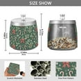 thumbnail image 2 of Yayeee Ashtray with Lid for Cigarette Smokeless Stainless Steel Home Ash Holder, Christmas Candy Cane, 2 of 7
