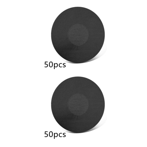 Advancent 50x Sensor Cover Patch Adhesive Patches Without Flexible Hole Protection Negro 7.4x7 mm 2piezas