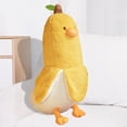 thumbnail image 3 of Lindo pato de plátano de peluche de juguete de dibujos animados animales de peluche pato suave y esponjoso cáscara de plátano patito abrazando cojín acogedor pato cojines para el hogar sala de estar d, 3 of 11