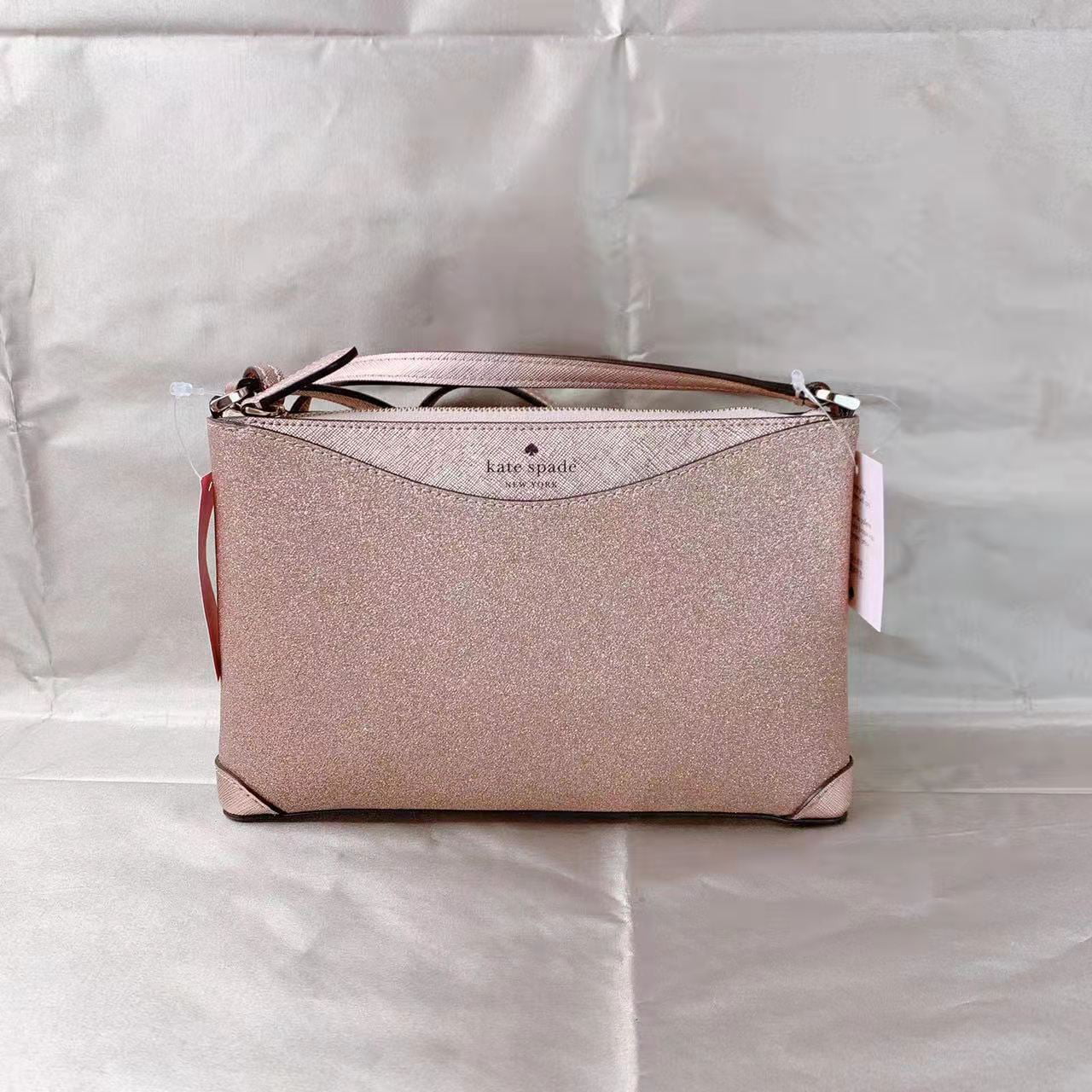 Buy Kate Spade K4624 Glitter Fabric CrossBody Bag In Rose Gold Online at  Lowest Price in Ubuy France. 190993420
