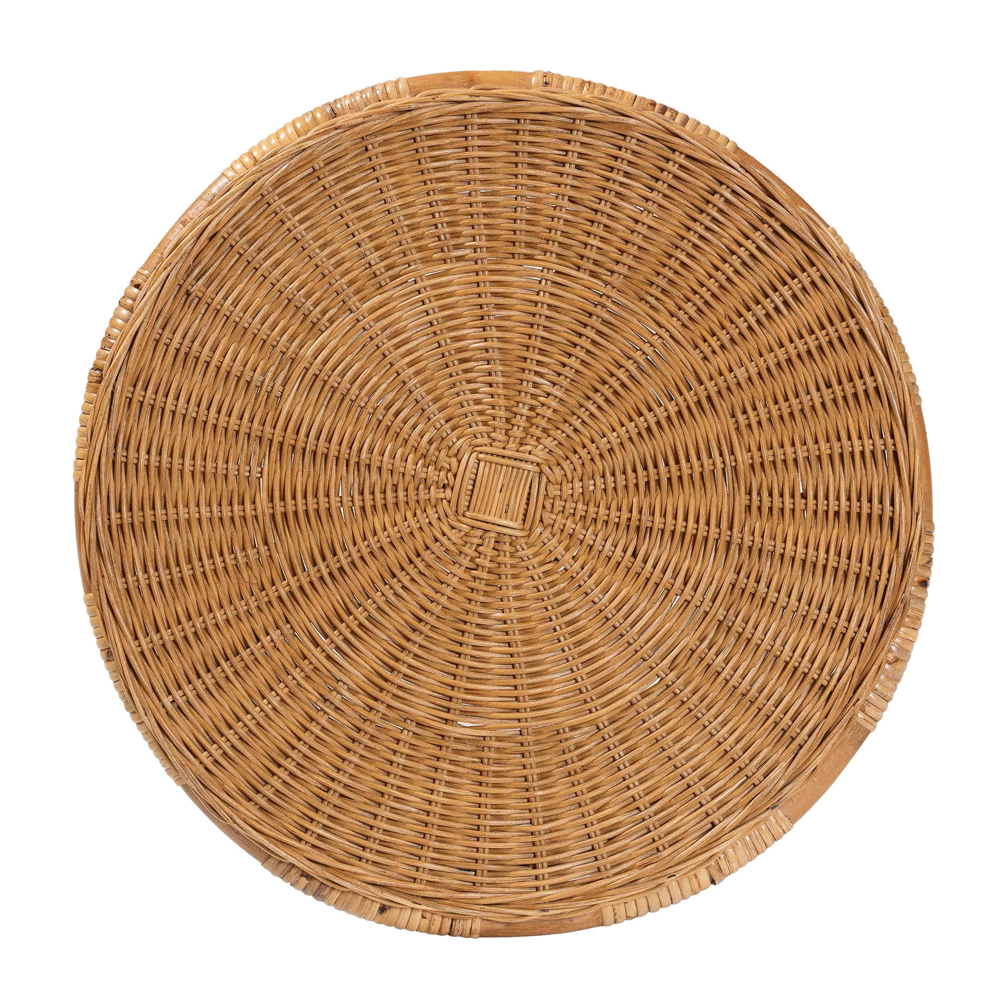 bali & pari Jayana Boho End Table, Light Honey