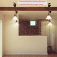 thumbnail image 5 of KAYYELAMP 3.2ft Adjustable Cord E26 Connection Replacement Hanging Light Walnut Base Dia 7.08" White Metal Shade Minimalist Pendant for Farmhouse Home Store(No Bulb), 5 of 5
