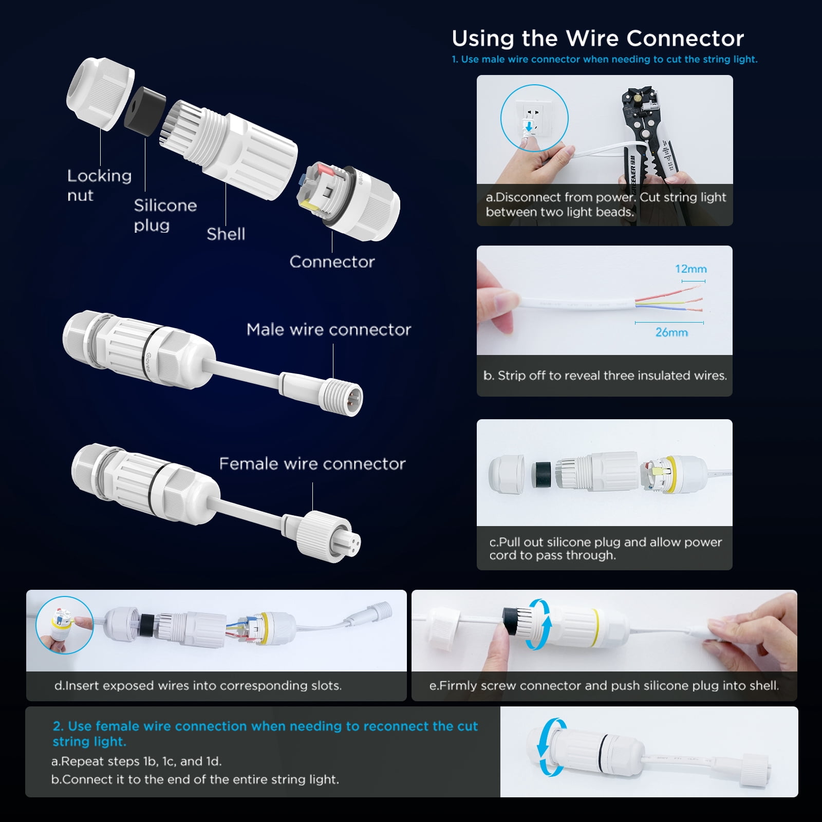 Govee White Permanent Outdoor Lights Pro Driver Module