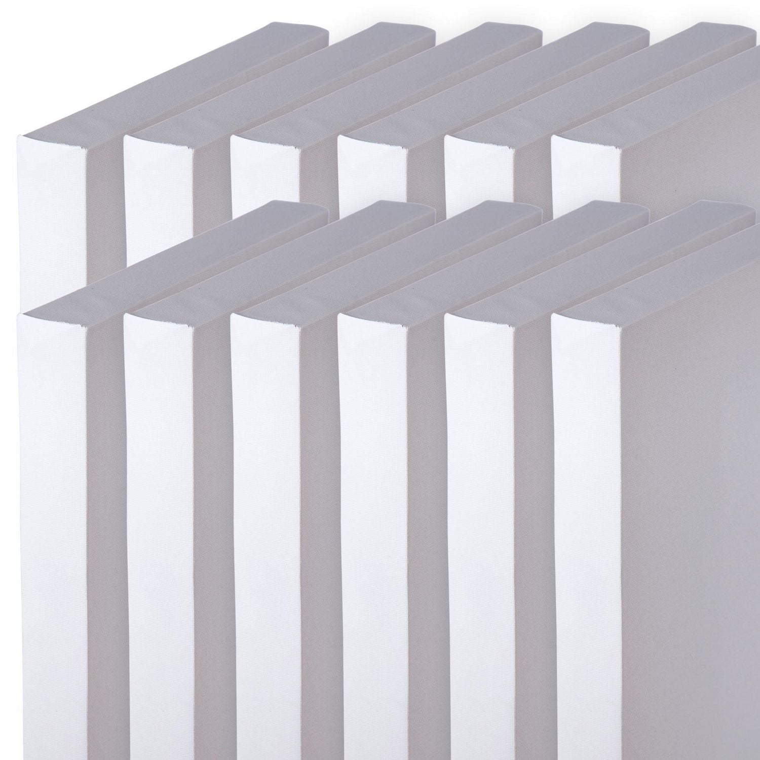 Time 4 Crafts 12-Piece Prestretched Professional Quality Blank Cotton Artist Canvas Set