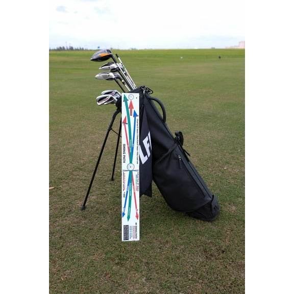 Ned Martin Perfect Swing Path Golf Trainer, Alignment and Putting Track