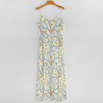thumbnail image 5 of Pattern with Tennis Rackets with Tennis Balls Sleeveless Dress Dresses Women Summer Women's Summer Clothing, 5 of 9