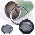 thumbnail image 3 of YoeXGDS 2PCS 20 OZ Cup Lid, Glass Lid with Spillproof And Splash Proof Glass Lid, Splash Proof Replacement Lid for 3.2 Inch Cup, 3 of 5
