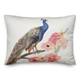 thumbnail image 2 of Creative Products Peacock On Floral Branch 4 14 x 20 Spun Poly Pillow, 2 of 3