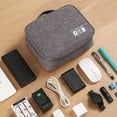 thumbnail image 1 of Bolsa digital para teléfono móvil, cable de datos, bolsa de almacenamiento para guardar tesoros, caja de almacenamiento, disco U, bolsa digital multifuncional, bolsa de cosméticos separada, 1 of 5