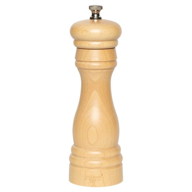 Fletchers' Mill Federal Salt Mill Maple - Grosor ajustable de 6 pulgadas Fino a grueso HECHO EN EE. UU.