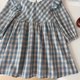 thumbnail image 5 of Korean Children's Dress 2-7 Y Spring Girls Plaid Lace Collar Princess Dress Cute Flying Sleeve Kid's Clothes, 5 of 6