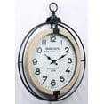 thumbnail image 4 of RUSTIC METAL CLOCK 22", 4 of 6