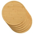 thumbnail image 2 of vidaXL Chopping Boards 6 pcs Ø40x1.5 cm Bamboo, 2 of 4