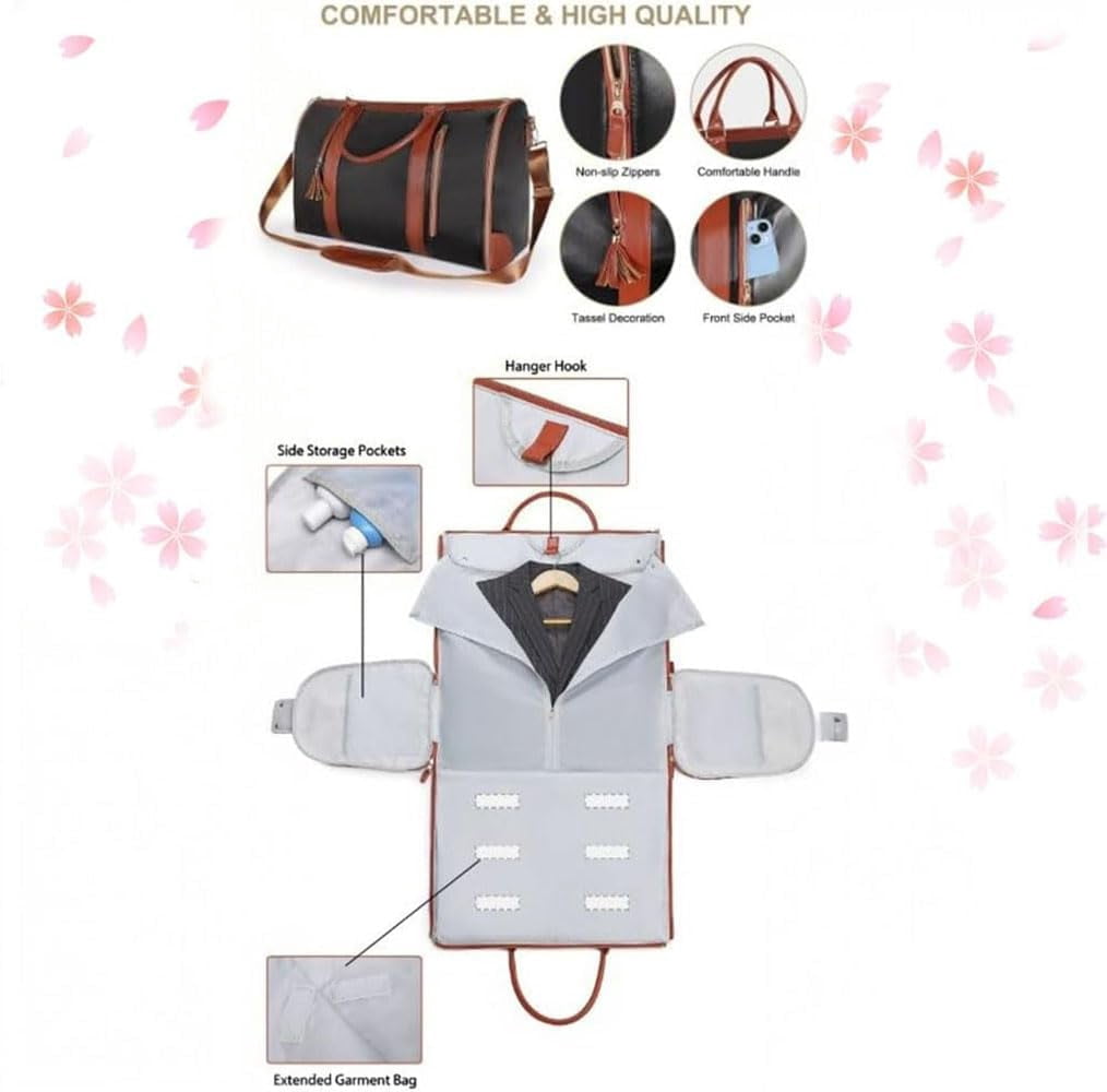 Trendfetchus Foldable Travel Bag 2.0, Foldable Travel Bag for Luggage with Wheels, Tsa-Friendly Size for Airplane