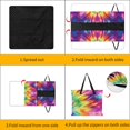 thumbnail image 3 of Colorful Tie Dye Vortex Picnic Blanket Waterproof Outdoor Beach Blanket Hand-held Pad Suitable for Travel, Camping, Beach, Family Gatherings, 3 of 7