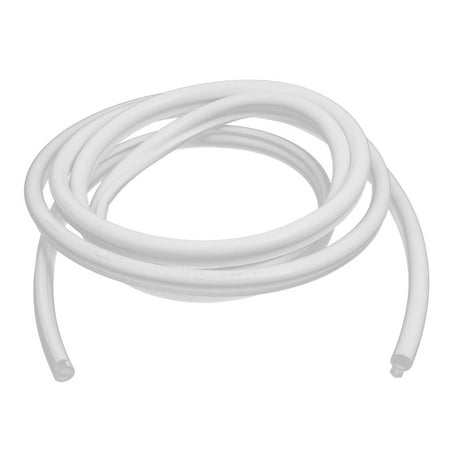 Weather Stripping Sliding Door Unique Bargains 2M Silicone Rubber O Shaped Door Window Sliding Seal Weather Stripping White ()