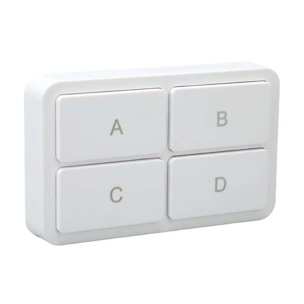 Botón inteligente interruptor de control de aplicación inalámbrico conveniente aplicación amplia de 4 bandas para electrodomésticos