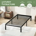 thumbnail image 6 of Nextay Twin Bed Frame, Platform Bed Frame, Heavy Duty Metal Bed Frame with Steel Slats Support and Under Storage Space, No Box Spring Needed, 6 of 10