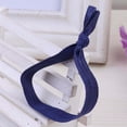 thumbnail image 4 of Hair Ring Seamless High Elasticity Knotted Adjustable Ponytail Holder Colorful Hairs Rope Scrunchies Accessories Multi Color Navy, 4 of 7