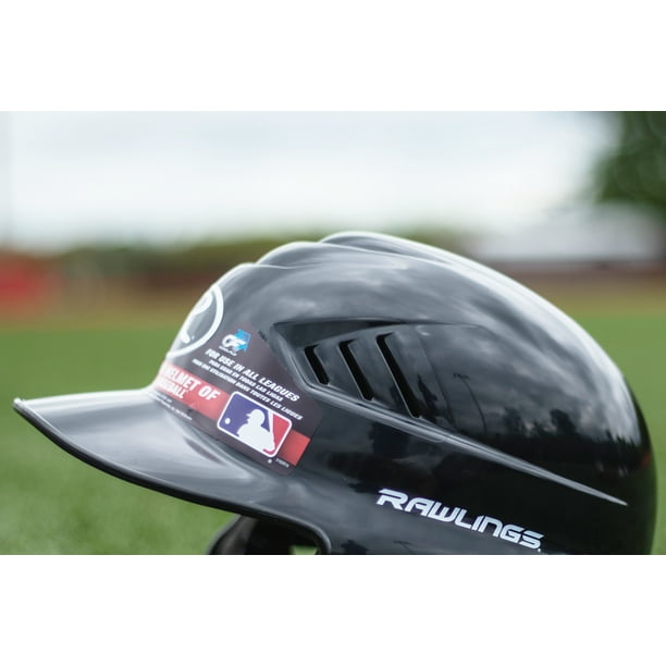 Rawlings Vapor ヘルメット マットブラック Rawlings Vapor Molded OSFM Baseball Helmet, Black - Walmart.com