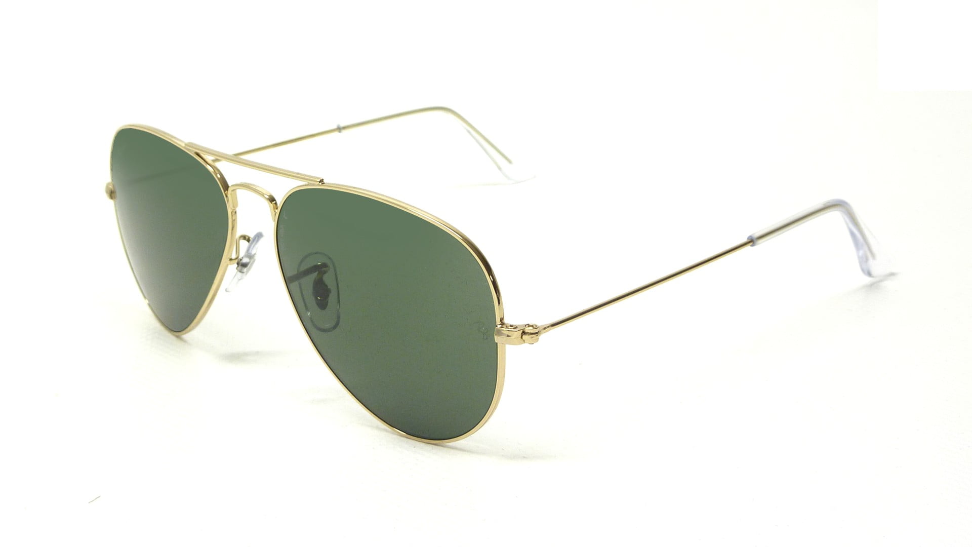 Wrongdoing Wardrobe sum Ray-Ban 0RB3025 L0205 58 Gold/Grey Green Aviator Large Metal Icons  Sunglasses - Bundled Item with Cleaning Kit - Walmart.com