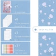 thumbnail image 3 of Colorful A6 Zippered Notebook Binder Bag – Souew Transparent Savings Record Folder for Cash Envelopes, Budget Organizer with Zipper Closure, Portable, 3 of 9