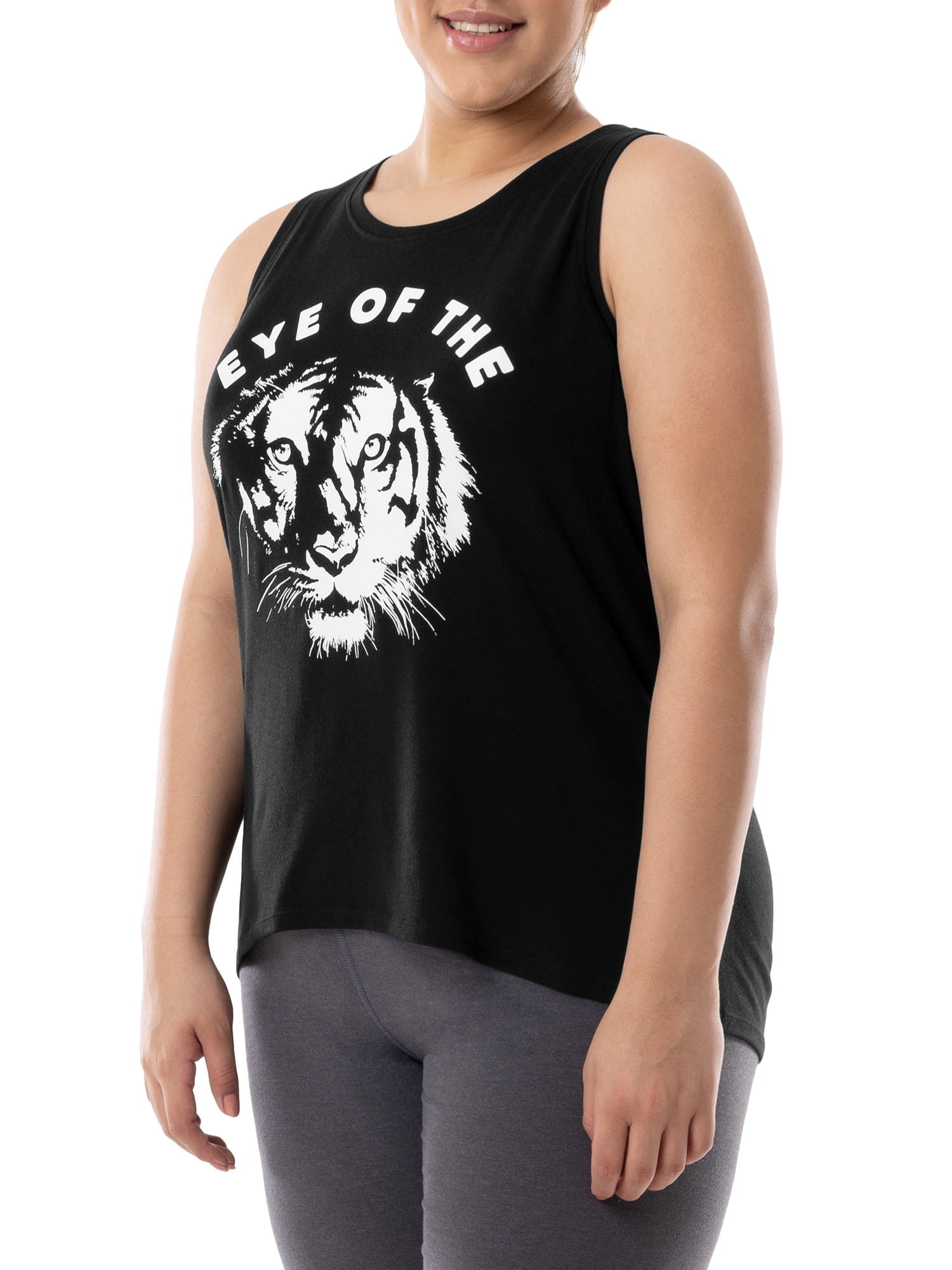 Athletic Works Women's Plus Graphic Tank Bundle, 2-pack