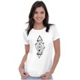 thumbnail image 3 of Dual Whales Compass Spirit Animal Womens Slim Fit Graphic Tee Brisco Brands S, 3 of 5