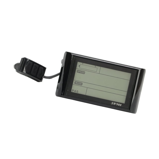 Electric Bike LCD Panel, Useful Data Lightweight Waterproof a Electric Bike LCD Display Panel Durable for Replacement for 22.5mm Handlebars