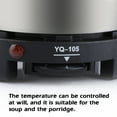 thumbnail image 6 of Hinzonek Mini Electric Heater Stove, 500W Round Hot Plate Portable Countertop Burner For Ceramic Glass Kettle Single Plate Cooktop, Easy to Clean Multifunction Home Kitchen Hot Burner,Black, 6 of 10